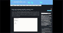 Desktop Screenshot of eternal-todo.com